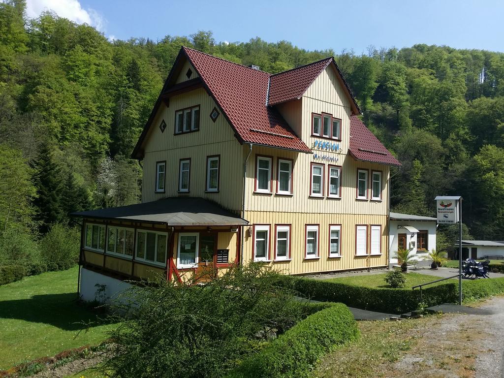 Pension Waldfrieden Thale Buitenkant foto