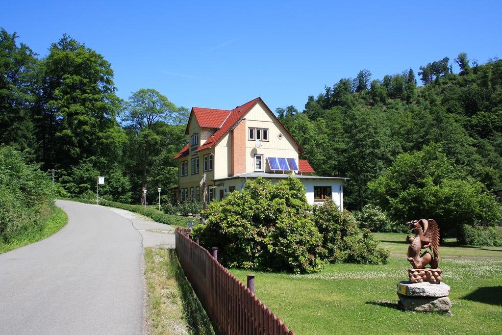 Pension Waldfrieden Thale Buitenkant foto